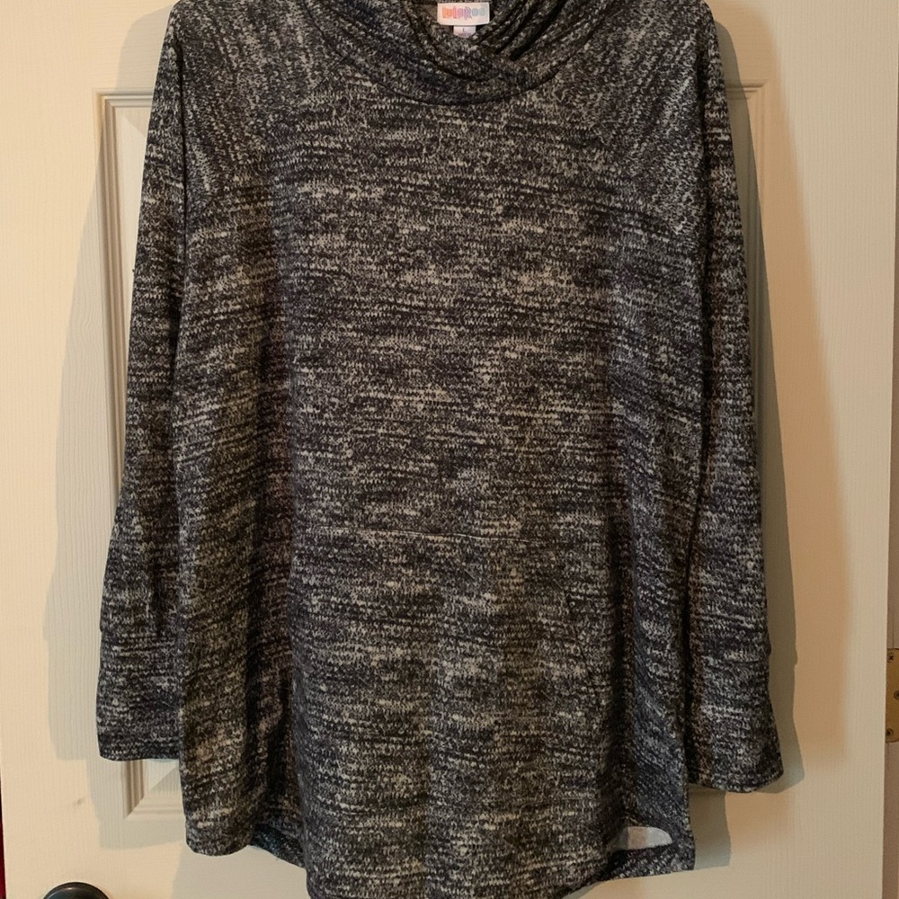 Lularoe heather grey hoodie